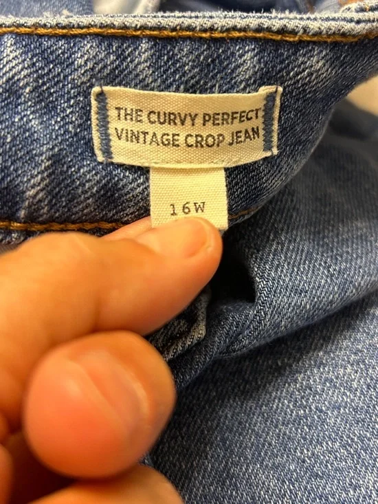 Madewell The Curvy Perfect Vintage Crop Women's 16 W - Picture 4 of 8